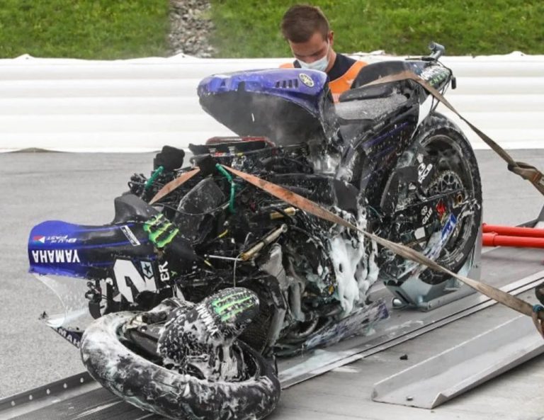 Penyebab Rem Maverick Vinales Blong