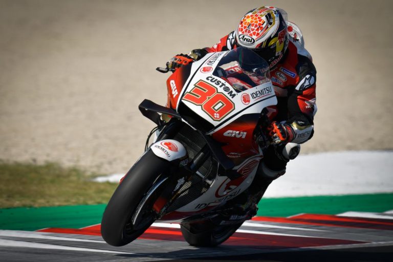 Nakagami Tercepat di Warm Up MotoGP Aragon !