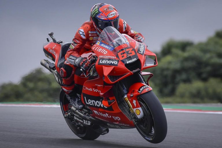 FP2 MotoGP Portugal : Pecco Tercepat, Marquez Hampir Beberapa Kali Terjatuh