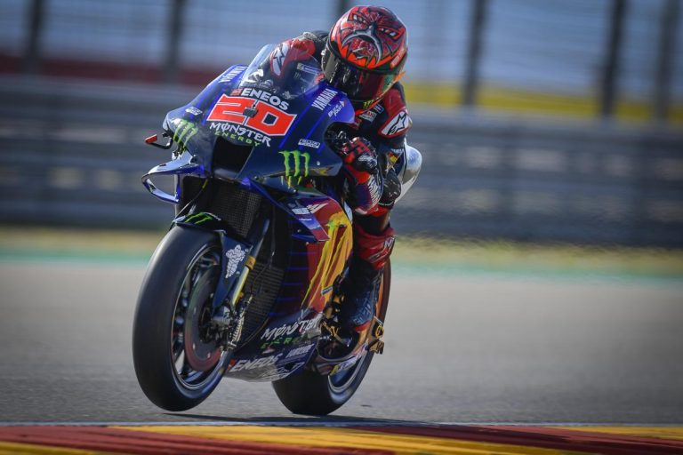 FP3 MotoGP Aragon : Quartararo Tercepat, Marquez Kembali Terjatuh !